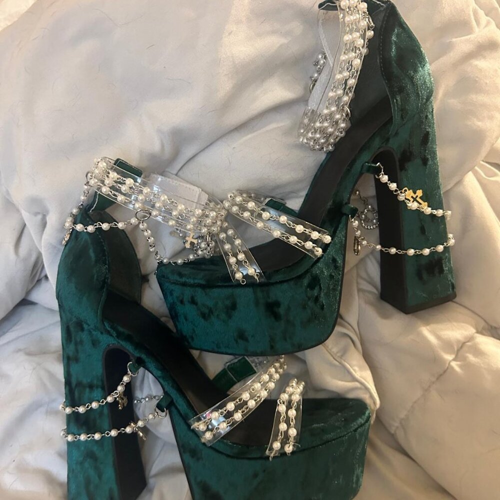 Dolls Kill Holy Revelation Platform Heels